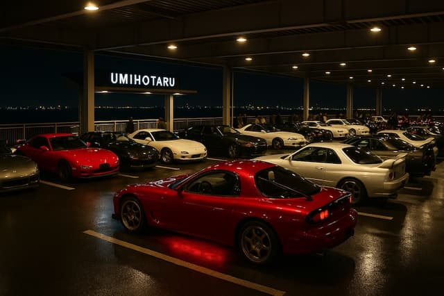 Cover Image for Visiting Umihotaru PA: A Car Enthusiast's Floating Paradise